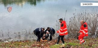 75-vjeçari hidhet nga ura e lumit Buna për t’u mbytur, e shpëtojnë dy efektivë policie