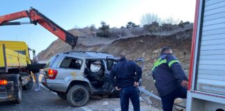 Aksidenti i rëndë në aksin “Ersekë- Korçë”, niset me helikoptetr drejt Traumës shoferi, ja gjendja e bashkëshortes