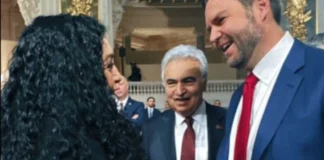 Presidentja Osmani takon zëvendës Presidentin amerikan, J.D. Vance