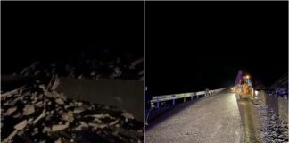 Reshjet e dendura të shiut në vend, gurët bien nga mali dhe bllokojnë aksin Kuç-Qeparo, ndërhyjnë zjarrfikësit