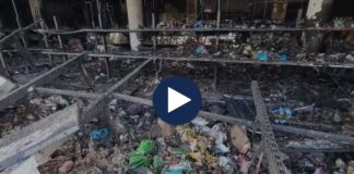 Shkrumbohet plotësisht nga flakët supermarketi në Durrës, dyshimet