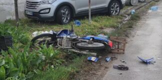 Aksident i frikshëm! Motori përplas nga mbrapa makinën, një i plagosur