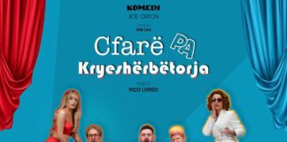 “ÇFARË PA KRYESHËRBËTORJA” PREMIERË NË ELBASAN NË DATAT 1️⃣1️⃣ – 1️⃣2️⃣ – 1️⃣3️⃣ – 1️⃣4️⃣ – 1️⃣5️⃣ – 1️⃣6️⃣ PRILL