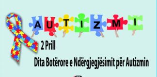2 PRILL, DITA BOTËRORE E NDËRGJEGJËSIMIT PËR AUTIZMIN