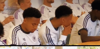 Ekipi Kombëtar gjerman U-17 vizitë në ambasadë