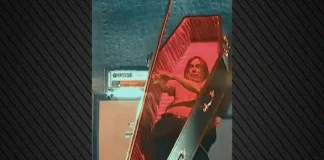Video/ Iggy Pop largohet nga skena e koncertin në Londër i futur në arkivol