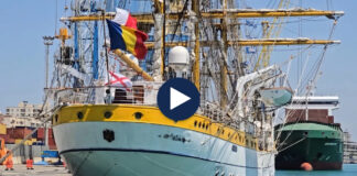 Edukim dhe diplomaci, veliera Mircea 86 vite në det! Ndalet në Durrës anija simbol e marinës ushtarake rumune