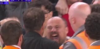 Video/ Simeone përplaset me tifozin e Liverpool, tekniku argjentinas nuk përmbahet: Më ka fyer gjatë gjithë ndeshjes, të merren masa