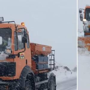 Reshjet e para të dëborës këtë sezon, Balluku: Qarkullimi vazhdon normalisht në të gjitha akset nacionale, borëpastrueset janë në terren