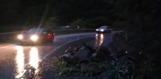 Rrëshqitje dherash dhe ndërprerje energjie, reshjet e dendura të shiut sjellin probleme në Kukës