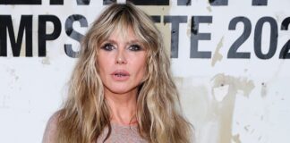 Heidi Klum nuk i lë vend imagjinatës, shfaqet me një fustan transparent dhe pa reçipeta në Javën e modës në Paris