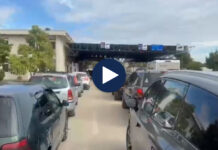 Radhë të gjata në Qafë Thanë, fluks i lartë mjetesh drejt Maqedonisë së Veriut