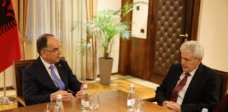 “UÇK-ja bën krenar çdo shqiptar”/ Në Tiranë për protestën, Presidenti Begaj pret në zyrë kreun e BDI-së