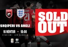 Kualifikueset e Botërorit 2026/ Shiten të gjitha biletat e ndeshjes Shqipëri–Angli