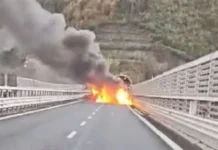 Grabitje spektakolare në Itali/ Komando sulmon automjetin e blinduar brenda tunelit, vidhen rreth 2 milionë euro