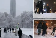 New York goditet nga stuhia dimërore ‘Devin’, anulohen mbi 1500 fluturime