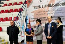 Ana Kokoneshi fiton Kupën e Ambasadorit, sukses i madh për ping-pongun elbasanas