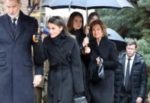 Video/ E gjithë familja mbretërore spanjolle i dha lamtumirën Princeshës Irenë në Madrid