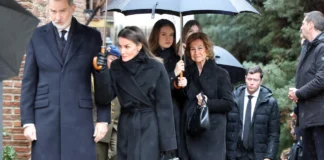 Video/ E gjithë familja mbretërore spanjolle i dha lamtumirën Princeshës Irenë në Madrid