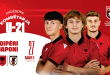 Kombëtarja U21/ Do të luajë një miqësore me Japoninë në Antalia në 27 mars
