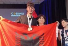 Nxënësi nga Cërriku shpallet kampion bote në Matematikë në SHBA, Loris Qosja fiton Medalje Ari
