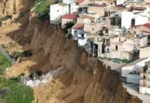 Banesat buzë greminës, pamjet nga rrëshqitjet masive të tokës në Siçili