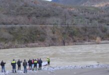 Zhduket 65-vjeçari në Vjosë/ Dyshohet se u mor nga rrjedha e lumit, vijojnë kërkimet nga polumbarët