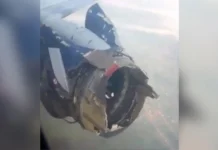 Horror në ajër/ Motori i avionit shpërthen gjatë fluturimit, kaos mes pasagjerëve në bord, piloti bën ulje emergjente