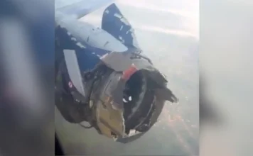 Horror në ajër/ Motori i avionit shpërthen gjatë fluturimit, kaos mes pasagjerëve në bord, piloti bën ulje emergjente