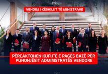 Kufiri i pagës bazë për administratën vendore shkon 57 mijë lekë