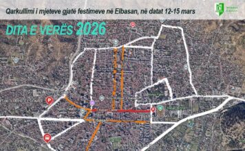 Kufizime të përkohshme të qarkullimit në Elbasan për festimet e Ditës së Verës