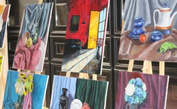 Nxënësit e “Onufrit” sjellin art në Teatrin Skampa me ekspozitën “Kur Fjala Bëhet Ngjyrë” dhe koncertin “Mësuesi, fjala që ndriçon”