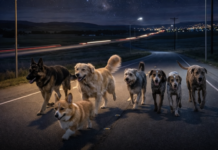 Një arratisje si në film: Shtatë qen sfidojnë gjithçka për t’u kthyer në shtëpi