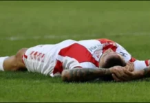 Pak ditë para sfidës me Poloninë, Rey Manaj lë fushën e lojës i dëmtuar…