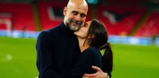 Pep Guardiola dhe përqafimi më i bukur pas triumfit me Manchester City; në fushë i shkon vajza e tij, Maria