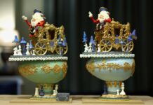 Brukseli transformohet në galeri çokollatash: Mjeshtërit belgë ekspozojnë vezët gjigante para Pashkëve