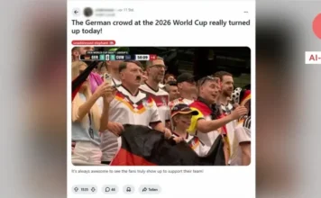 BOTËRORI 2026 – Tifozi gjerman padit autorët e fotos virale me Hitlerin, e krijuar nga IA