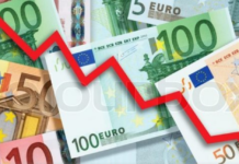Euroja vijon rënien, këmbehet me 92,96 lekë në tregun vendas