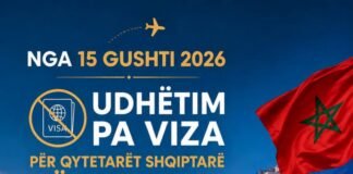 Maroku heq regjimin e vizave për shtetasit shqiptarë për qëndrime afatshkurtra