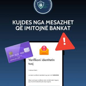 AKSK këshillon qytetarët: Tentativa në rritje për mashtrim përmes identitetit të bankave