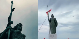 Monumenti i mbretëreshës Teuta vendoset në ballkonin panoramik Shëngjin-Velipojë