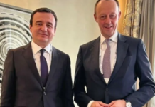 Kancelari Merz uron Kurtin për mandatin e ri