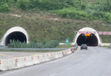 Qarkullimi në tunelin e Kërrabës në njërin kah gjatë mbrëmjes për shkak të punimeve