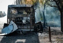 KIEV -Sulm rus në Kramatorsk, 33 të vrarë dhe 18 të plagosur nga goditja e një minibusi